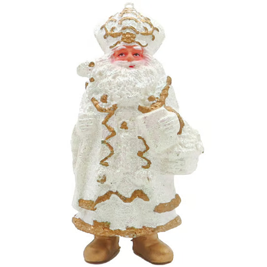 White St Nicholas Ornament