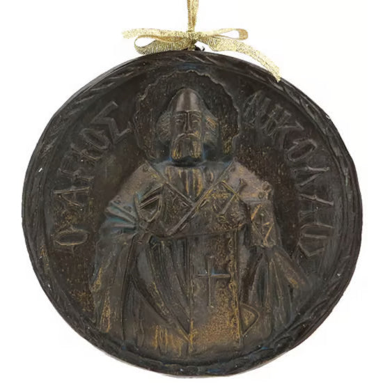 Saint Nicholas Artos Stamp Ornament