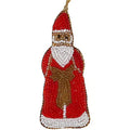 Red Beaded Nicholas Ornament