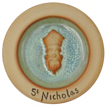 Stoneware St Nicholas Plaque