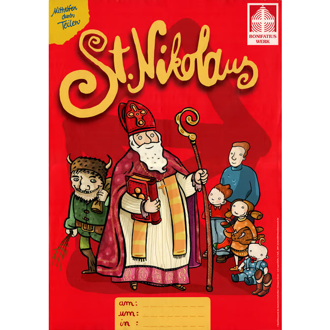 St Nikolaus Poster from Germany