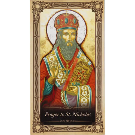 8 St. Nicholas Prayer Cards