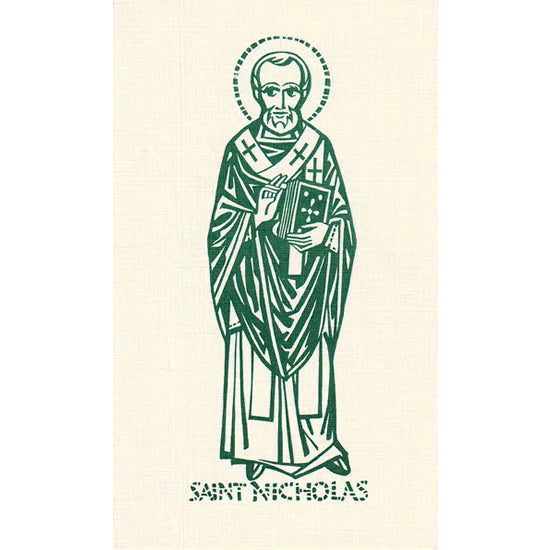 10 St. Nicholas Prayer Cards - Ade Bethune