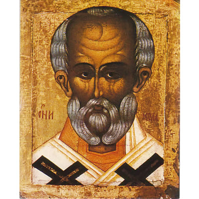 3 St. Nicholas Prayer Cards from Hungary