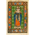 4 St. Nicholas Prayer Cards from Germany