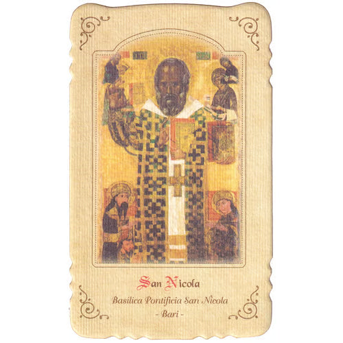 3 St. Nicholas Prayer Cards from Basilica in Bari