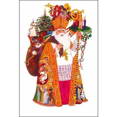 5 St. Nicholas Prayer Cards - Edward Hays