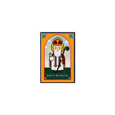 3 St. Nicholas Prayer Cards - 2 tiny