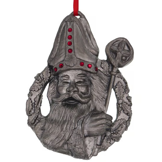 Michael Ricker Pewter St Nicholas Ornament
