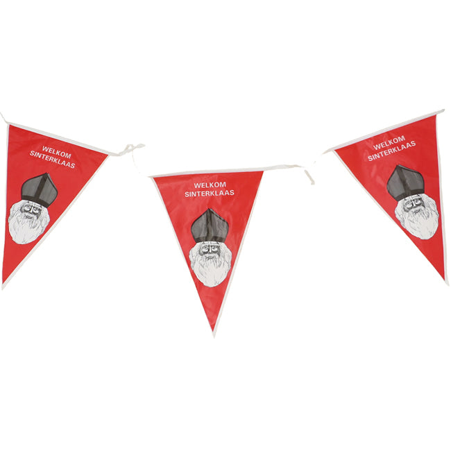 St. Nicholas Red Pennant Garland