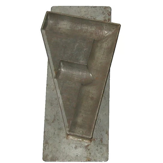 Vintage Dutch Chocolate "F" Letter Mold