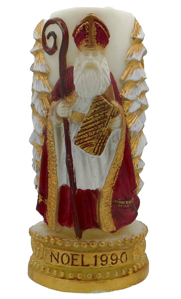 St. Nicholas Relief Candle Noel 1990