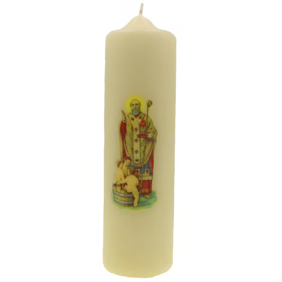 San Nicola Candle from Bari, Italy