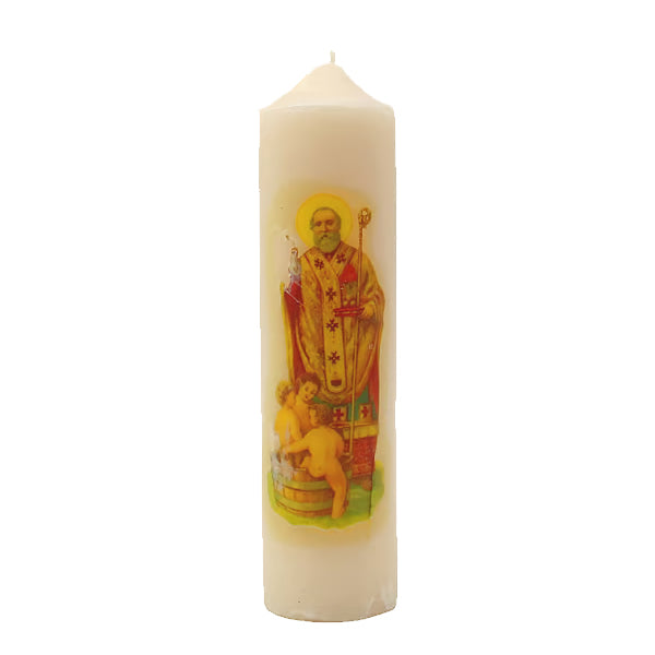 San Nicola Candle from Bari, Italy