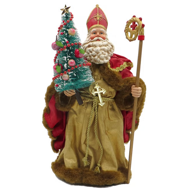 St. Nicholas with X'mas Tree