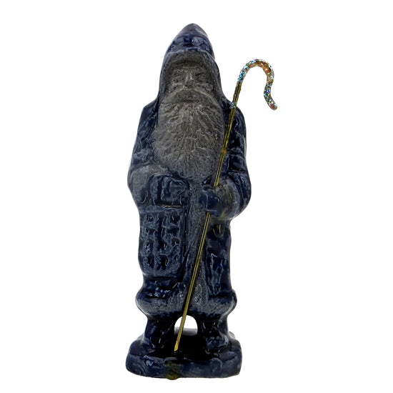 Rowe Pottery Salt-glazed Santa with Crozier