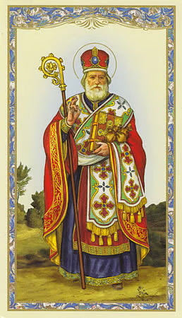 3 St. Nicholas Prayer Cards - Mixed Designs