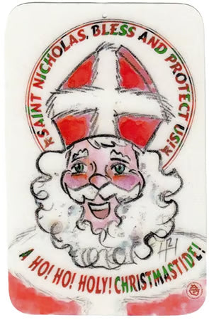 2 St. Nicholas Prayer Cards for Kids