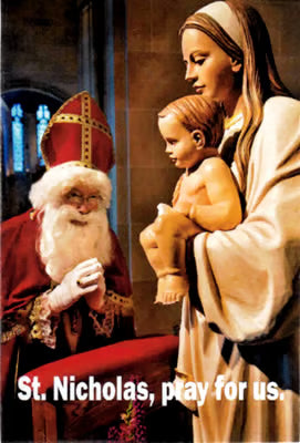 3 St. Nicholas Prayer Cards - Mixed Designs