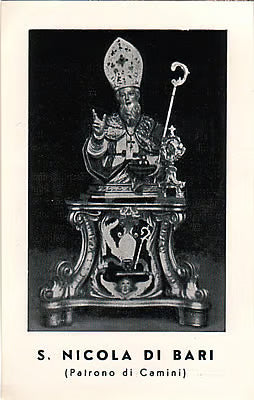 4 St. Nicholas Mixed Prayer Cards - Bari & Rome