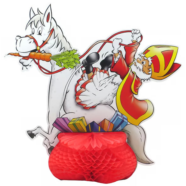 Sint on Horse Honeycomb Decoration