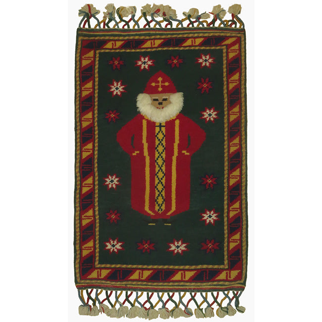 Large Turkish St. Nicholas Kilim