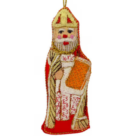 St. Nicholas Embroidered Ornement