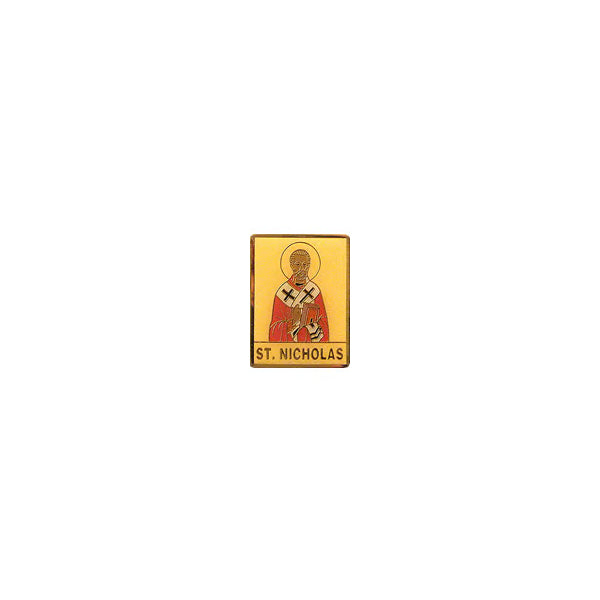 St Nicholas Icon Pin