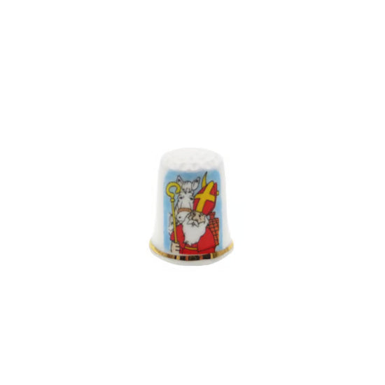 Sinterklaas Thimble with White Horse