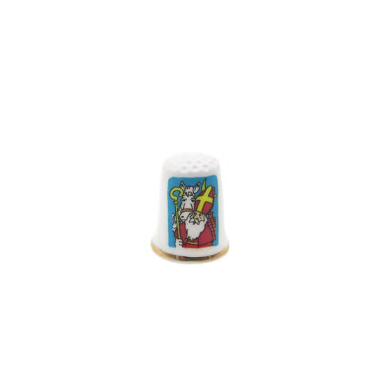 Sinterklass Thimble with White Horse