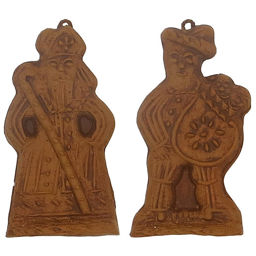 Sint & Piet "Kookie" Plaque Pair